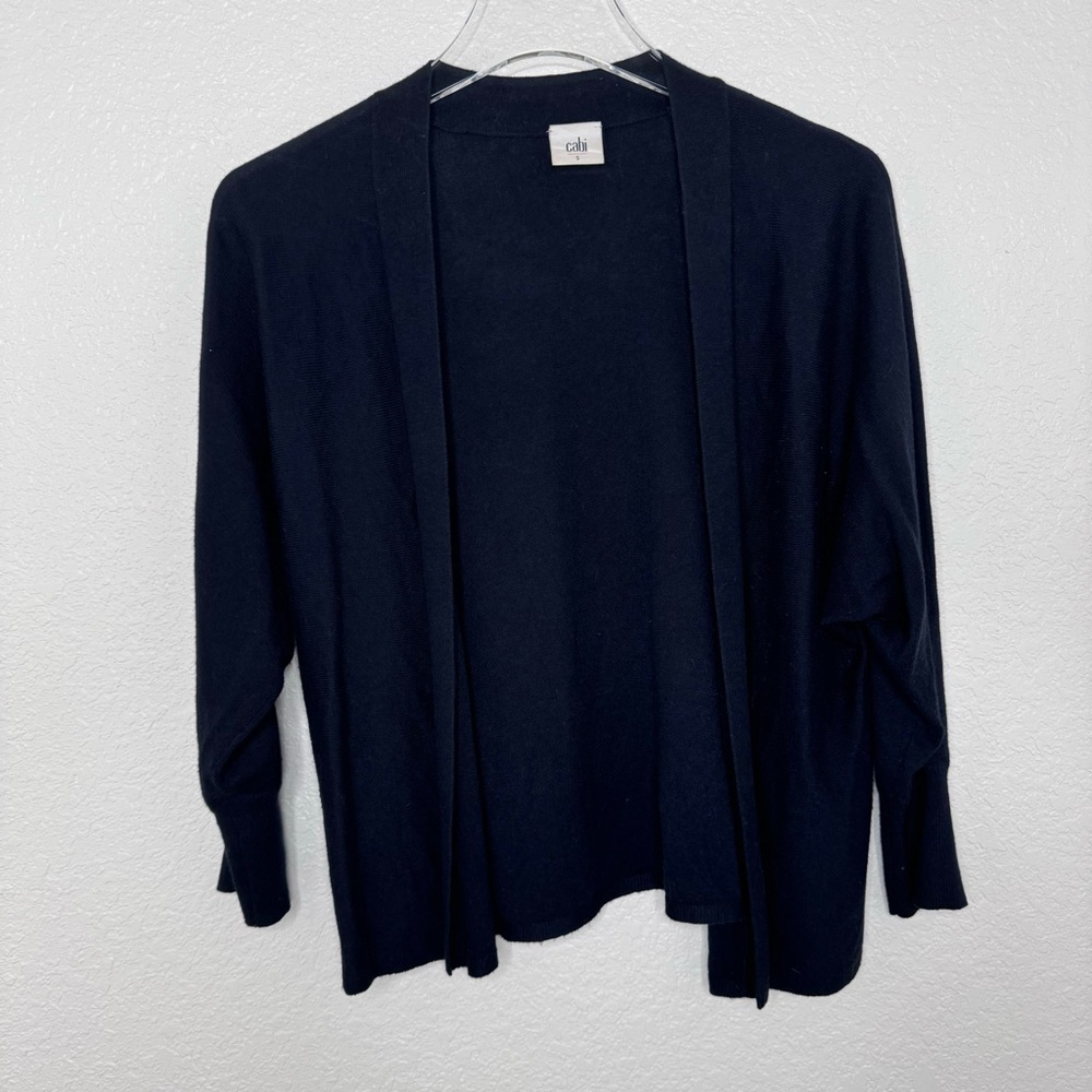 Cabi Portico Shrug Open Front Navy Blue Sweater Cardigan Size Small #5013 - Picture 2 of 5